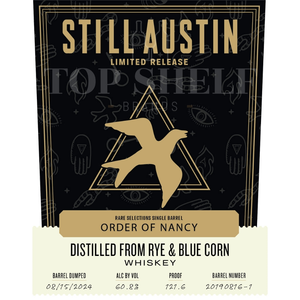 Buy Still Austin Order of Nancy Rye & Blue Corn Whiskey Online -Craft City