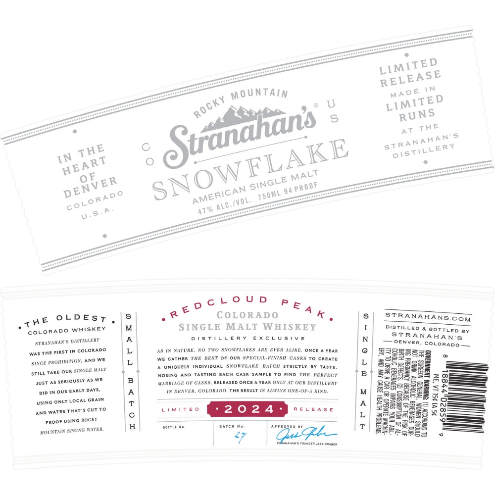 Buy Stranahan's Snowflake 2024 Release Online -Craft City