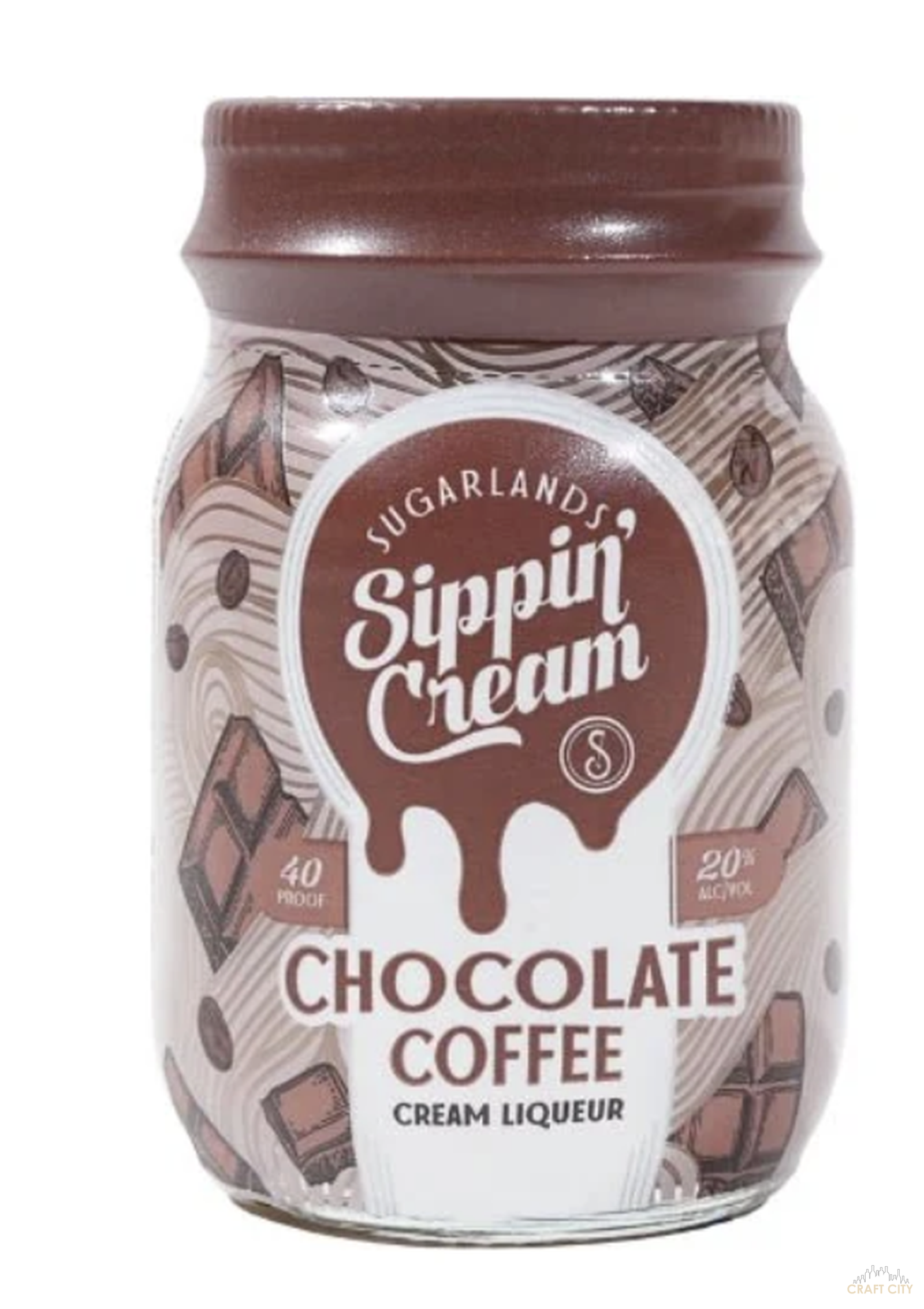 Buy Sugarlands Chocolate Coffee Sippin' Cream 50ml Mini Shot Online -Craft City
