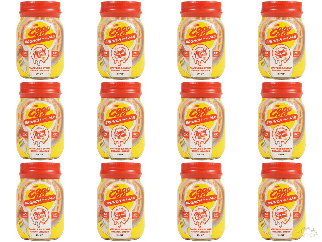 Buy Sugarlands Eggoë Brunch in a Jar Waffles & Syrup Sippin' Cream 50ml Mini Shot Online -Craft City