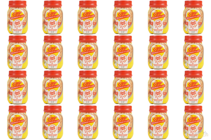 Buy Sugarlands Eggoë Brunch in a Jar Waffles & Syrup Sippin' Cream 50ml Mini Shot Online -Craft City
