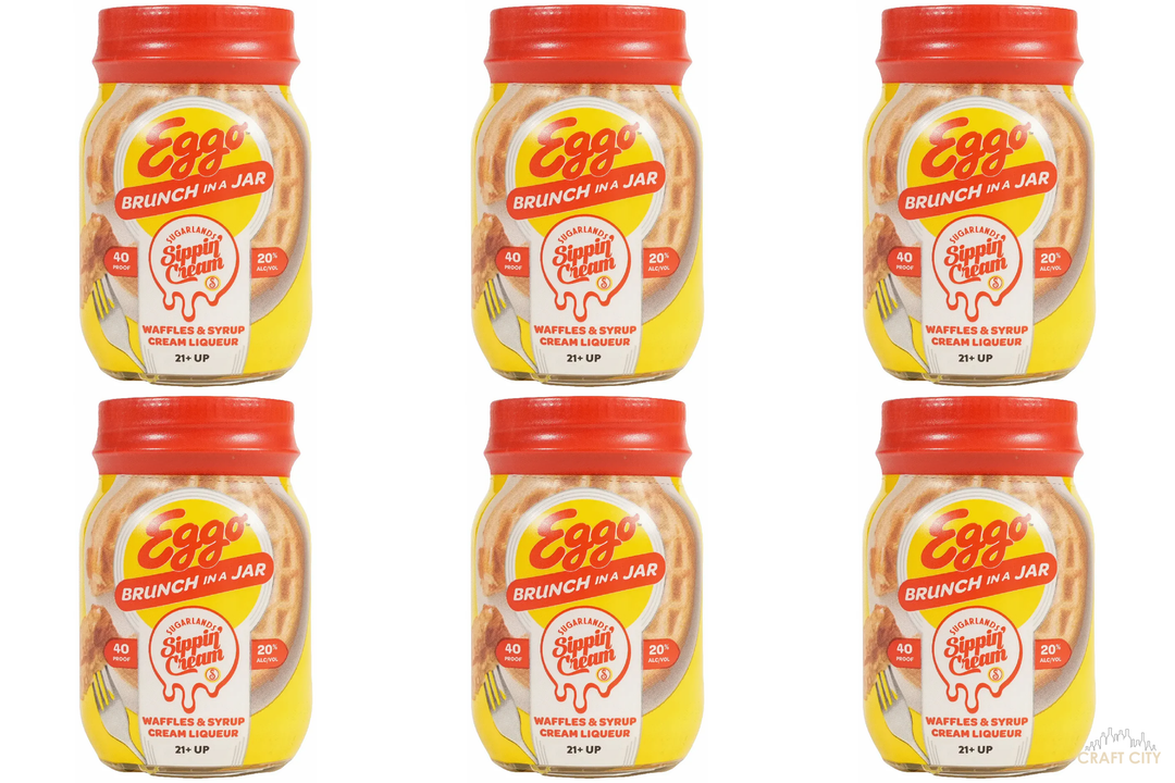 Buy Sugarlands Eggoë Brunch in a Jar Waffles & Syrup Sippin' Cream 50ml Mini Shot Online -Craft City