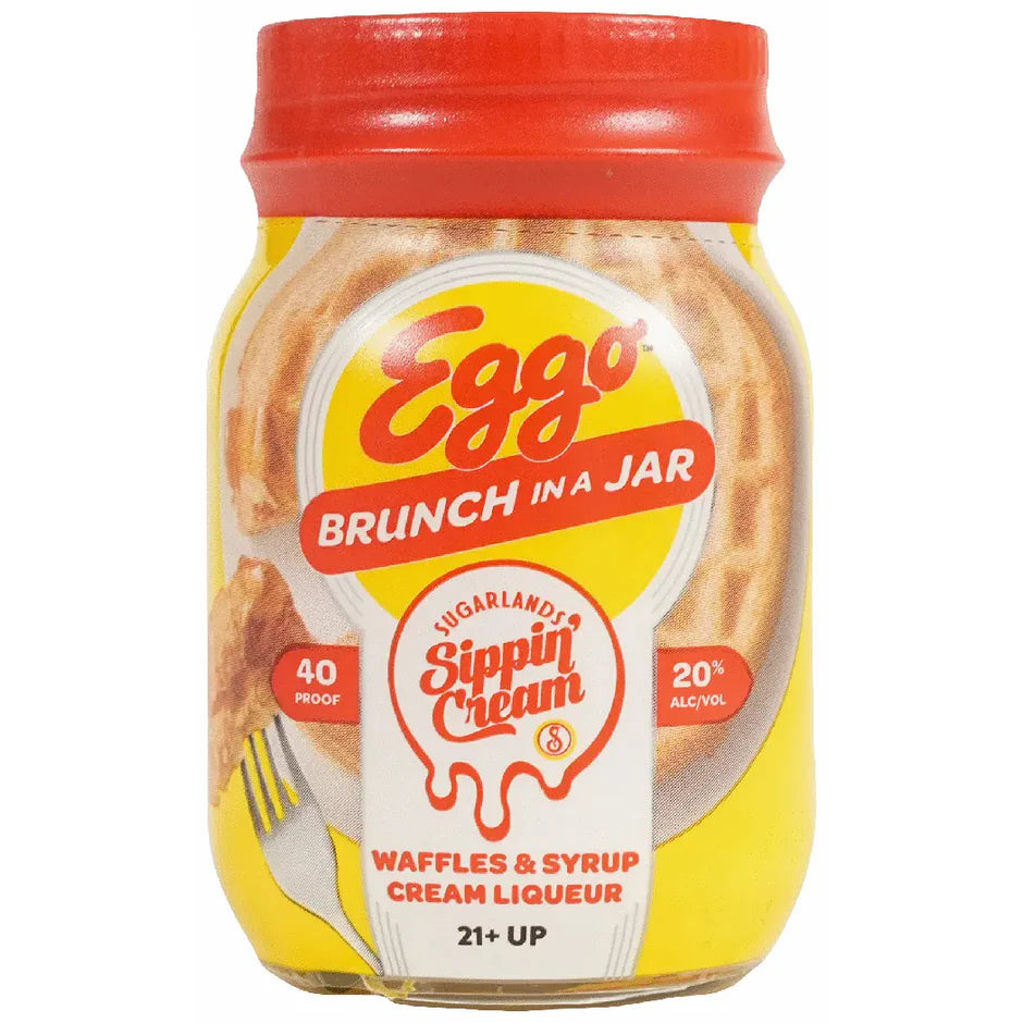 Buy Sugarlands Eggoë Brunch in a Jar Waffles & Syrup Sippin' Cream 50ml Mini Shot Online -Craft City