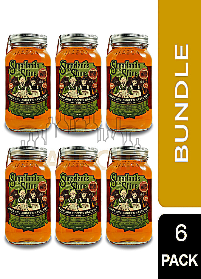 Buy Sugarlands Mark & Digger Hazelnut Rum Moonshine 6pk Bundle Online -Craft City