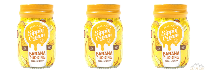 Buy Sugarlands Sippin' Cream Banana Pudding 50ml Mini Shot Online -Craft City