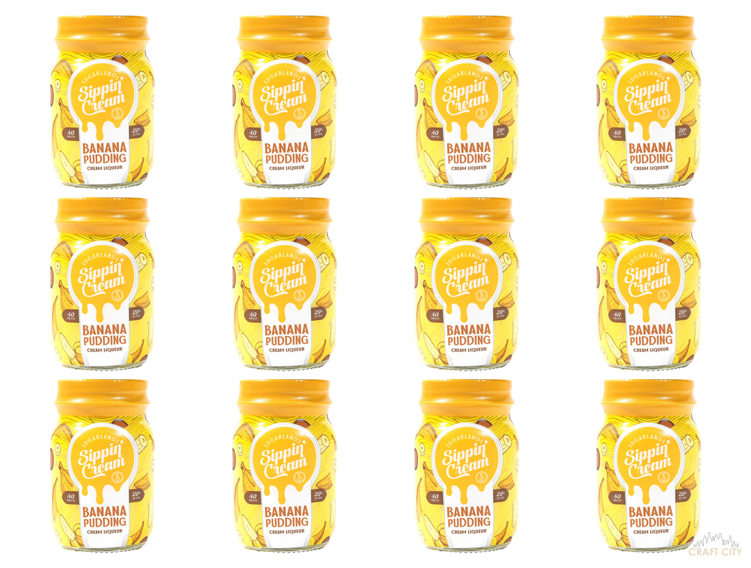 Buy Sugarlands Sippin' Cream Banana Pudding 50ml Mini Shot Online -Craft City