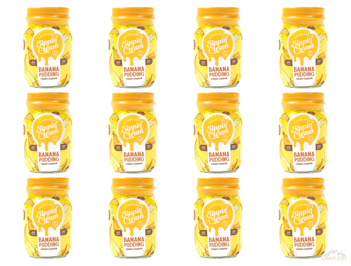 Buy Sugarlands Sippin' Cream Banana Pudding 50ml Mini Shot Online -Craft City