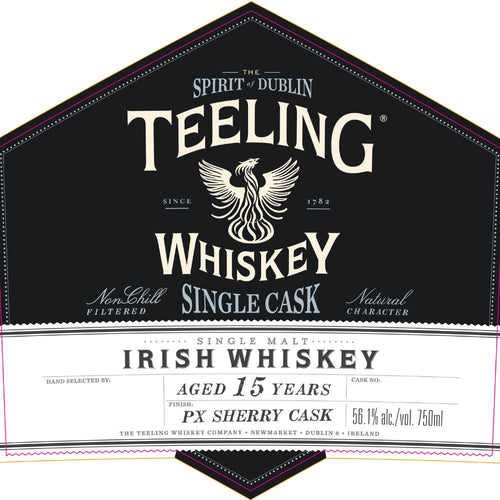 Buy Teeling 15 Year Old PX Sherry Single Cask Irish Whiskey Online -Craft City