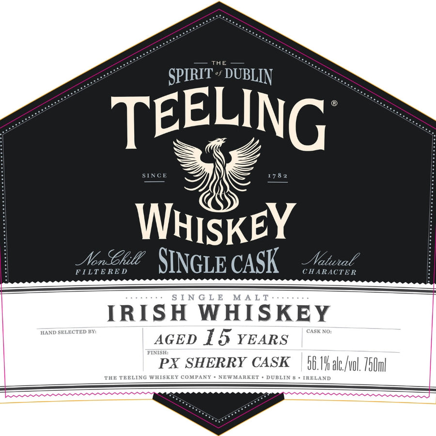 Buy Teeling 15 Year Old PX Sherry Single Cask Irish Whiskey Online -Craft City