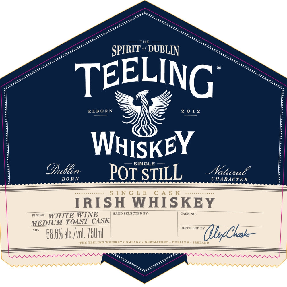 Buy Teeling Single Pot Still White Wine Cask Medium Toast Online -Craft City