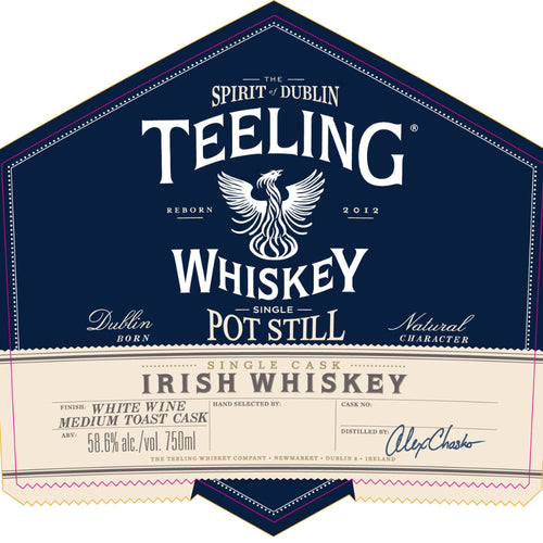 Buy Teeling Single Pot Still White Wine Cask Medium Toast Online -Craft City