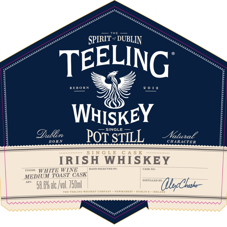 Buy Teeling Single Pot Still White Wine Cask Medium Toast Online -Craft City