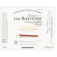 Buy The Balvenie A Collection of Curious Casks 18 Year Old Online -Craft City
