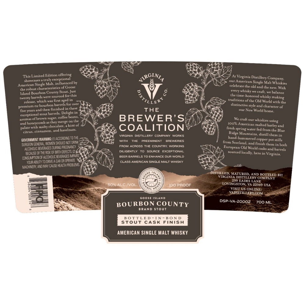 Buy The Brewerôs Coalition Goose Island Bourbon County Brand Stout Single Malt Online -Craft City
