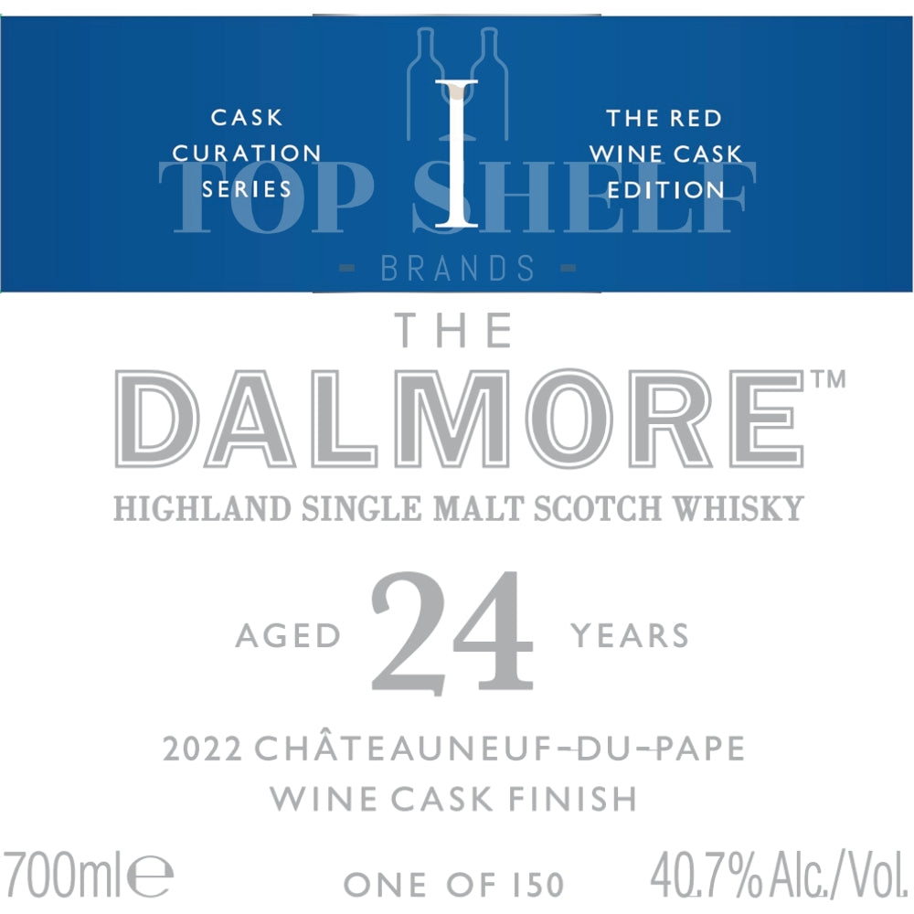 Buy The Dalmore 24 Year Old 2022 Chteauneuf-de-Pape Wine Cask Finish Online -Craft City