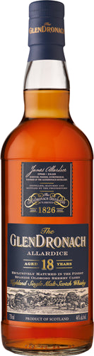 the glendronach single malt scotch whisky original aged 18 years 750ml
