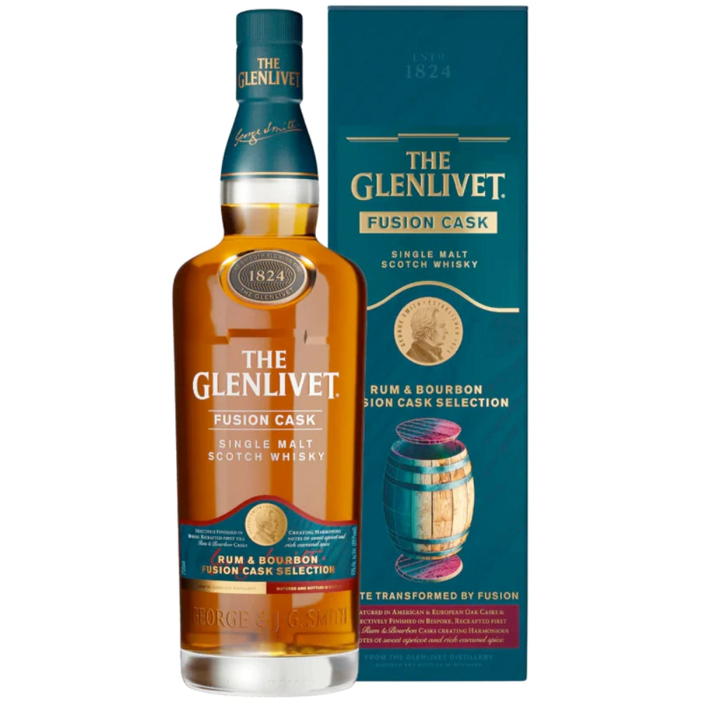 Buy The Glenlivet Rum & Bourbon Fusion Cask Selection Online -Craft City