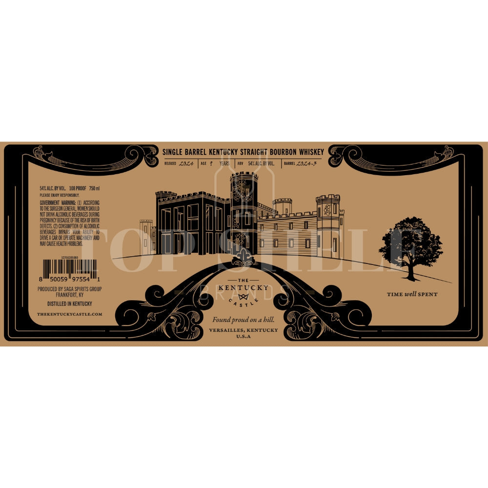 Buy The Kentucky Castle 9 Year Old Single Barrel Bourbon Online -Craft City