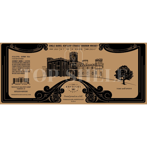 Buy The Kentucky Castle 9 Year Old Single Barrel Bourbon Online -Craft City