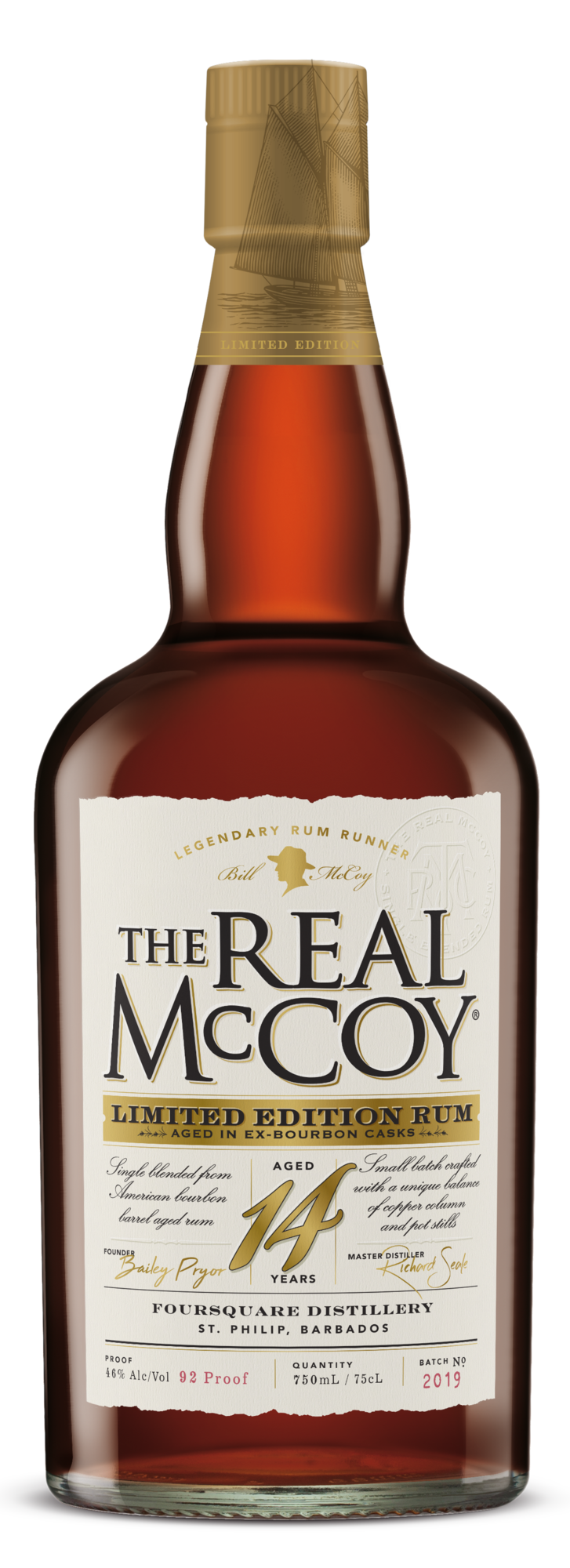 Buy The Real Mccoy Rum 14YR 92 750ML Online -Craft City