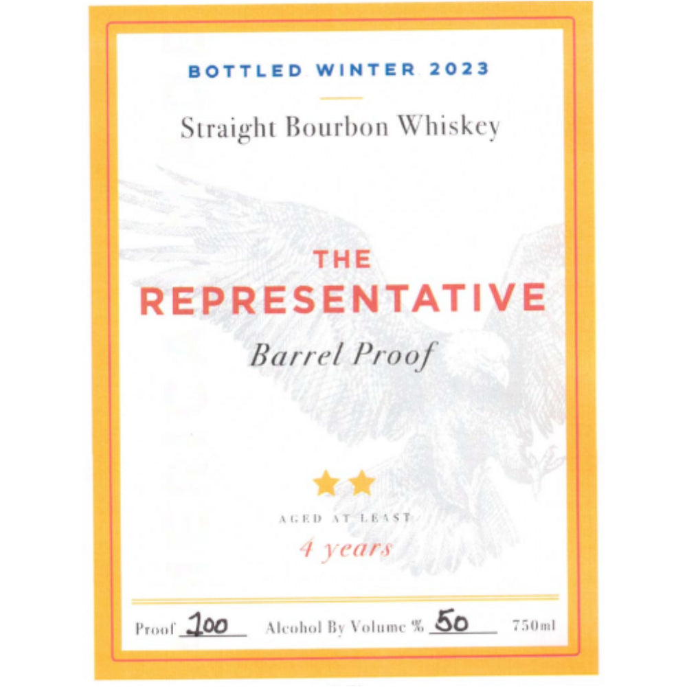Buy The Representative Barrel Proof 4 Year Old Bourbon Winter 2023 Online -Craft City