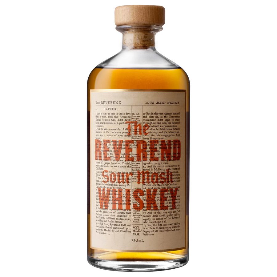 Buy The Reverend Sour Mash Whiskey Online -Craft City