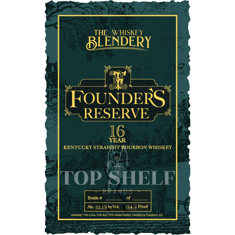 Buy The Whiskey Blendery Founder's Reserve 16 Year Old Bourbon Online -Craft City