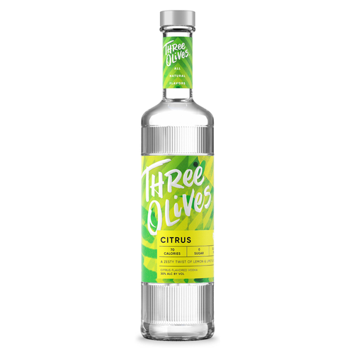 Buy Three Olives Vodka Citrus New Pack 750ML Online -Craft City