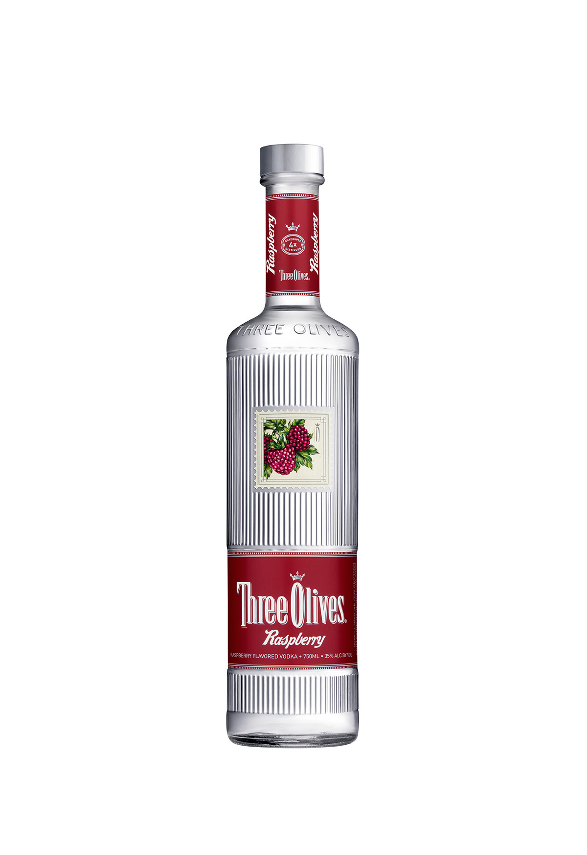 Buy Three Olives Vodka Raspberry New Pack 750ML Online -Craft City