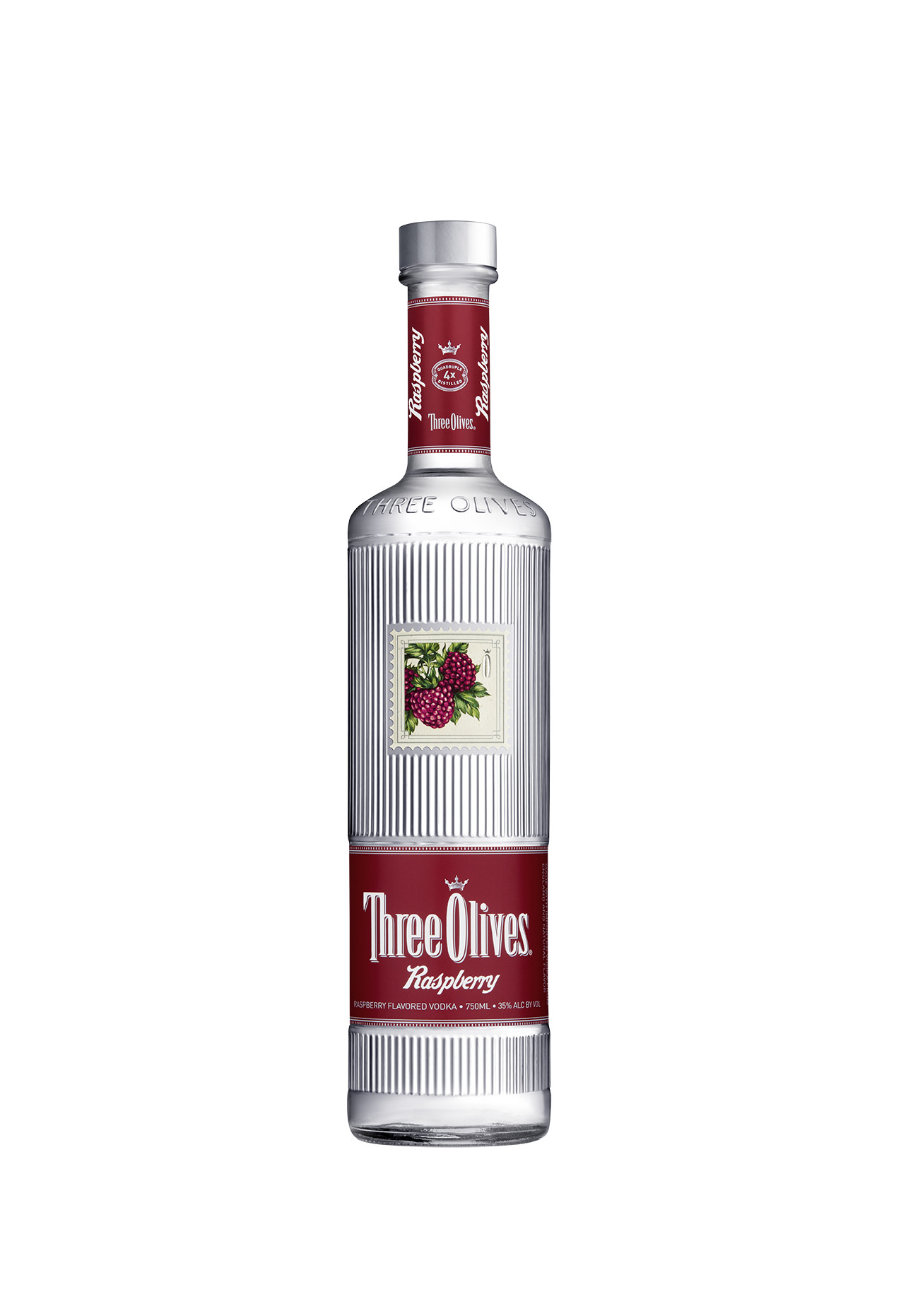 Buy Three Olives Vodka Raspberry New Pack 750ML Online -Craft City