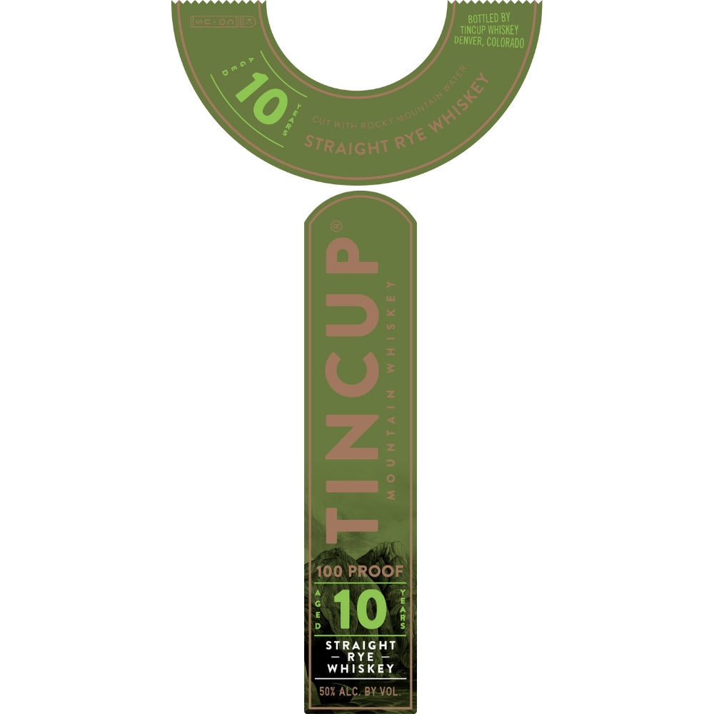 Buy Tincup 10 Year Old Straight Rye Whiskey Online -Craft City