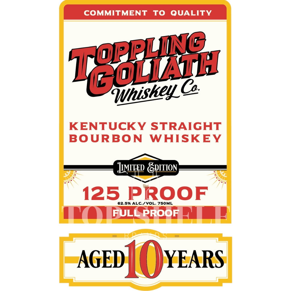 Buy Toppling Goliath 10 Year Old Bourbon Limited Edition Online -Craft City