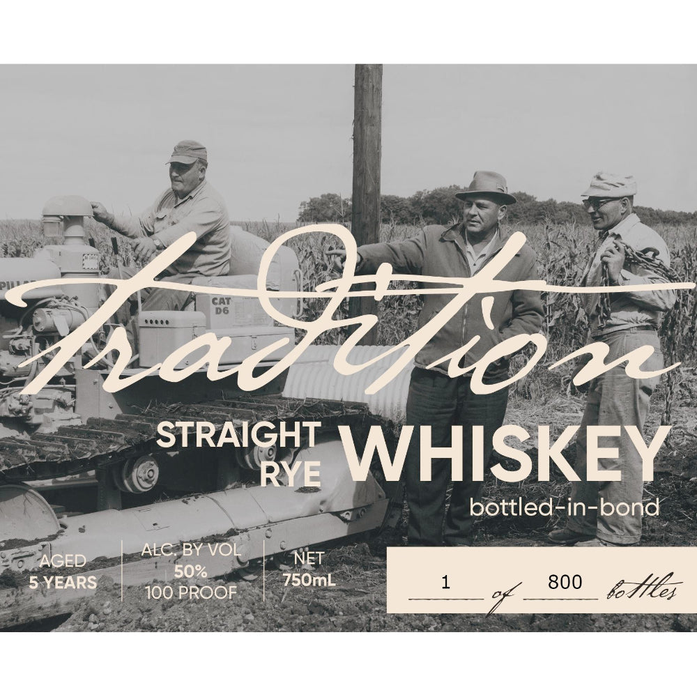 Buy Tradition Bottled in Bond Straight Rye Whiskey Online -Craft City