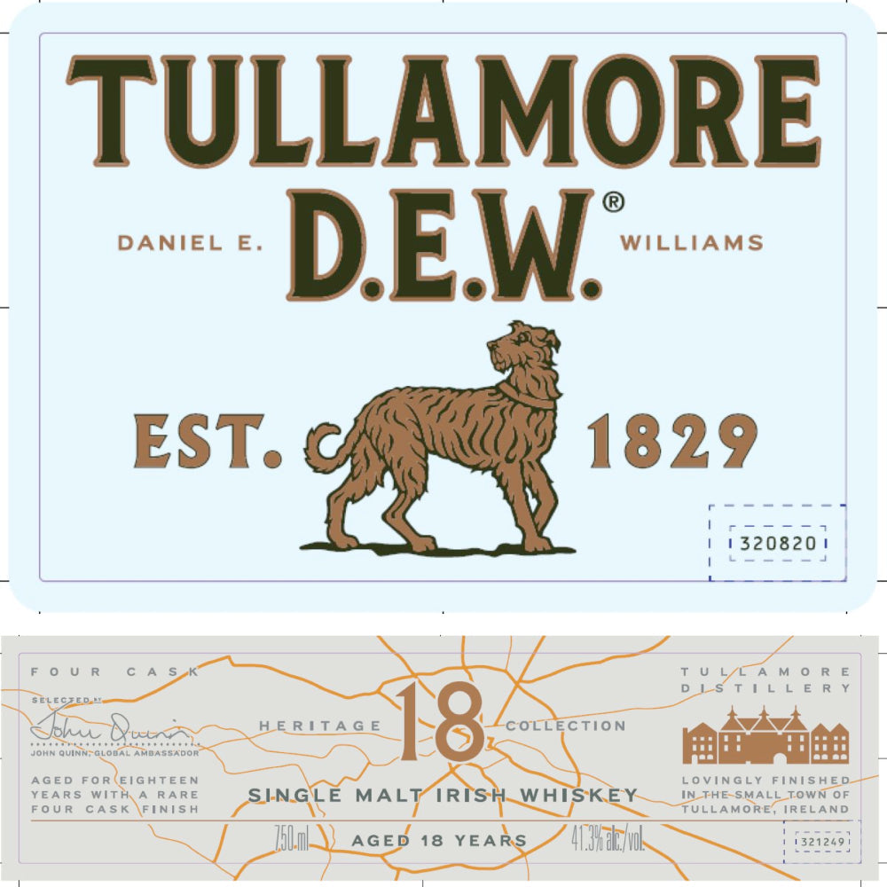 Buy Tullamore Dew Heritage Collection 18 Year Old Online -Craft City