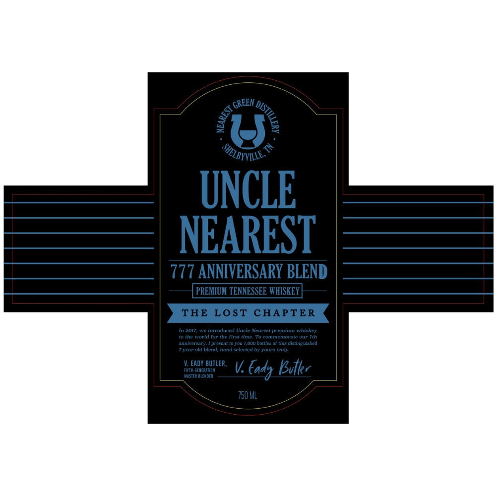 Buy Uncle Nearest 777 Anniversary Blend The Lost Chapter Online -Craft City