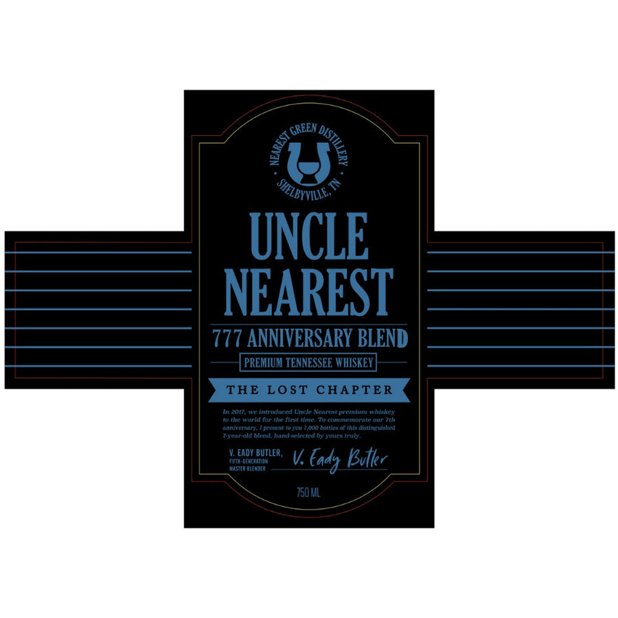 Buy Uncle Nearest 777 Anniversary Blend The Lost Chapter Online -Craft City