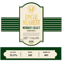 Buy Uncle Nearest Memberôs Select Premium Whiskey Online -Craft City