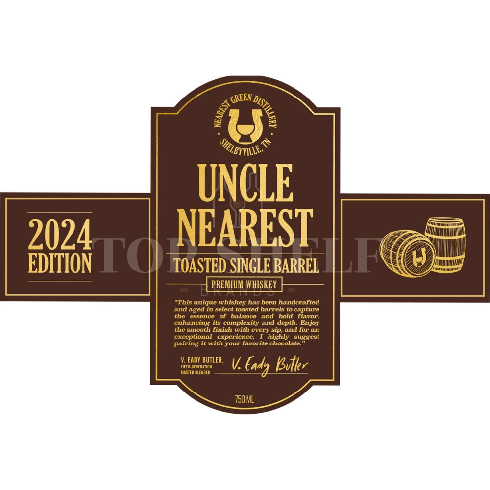 Buy Uncle Nearest Toasted Single Barrel 2024 Edition Online -Craft City
