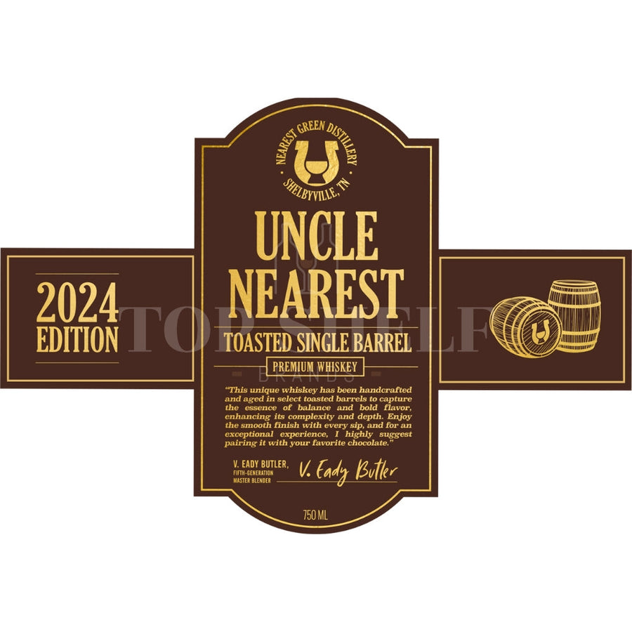 Buy Uncle Nearest Toasted Single Barrel 2024 Edition Online -Craft City