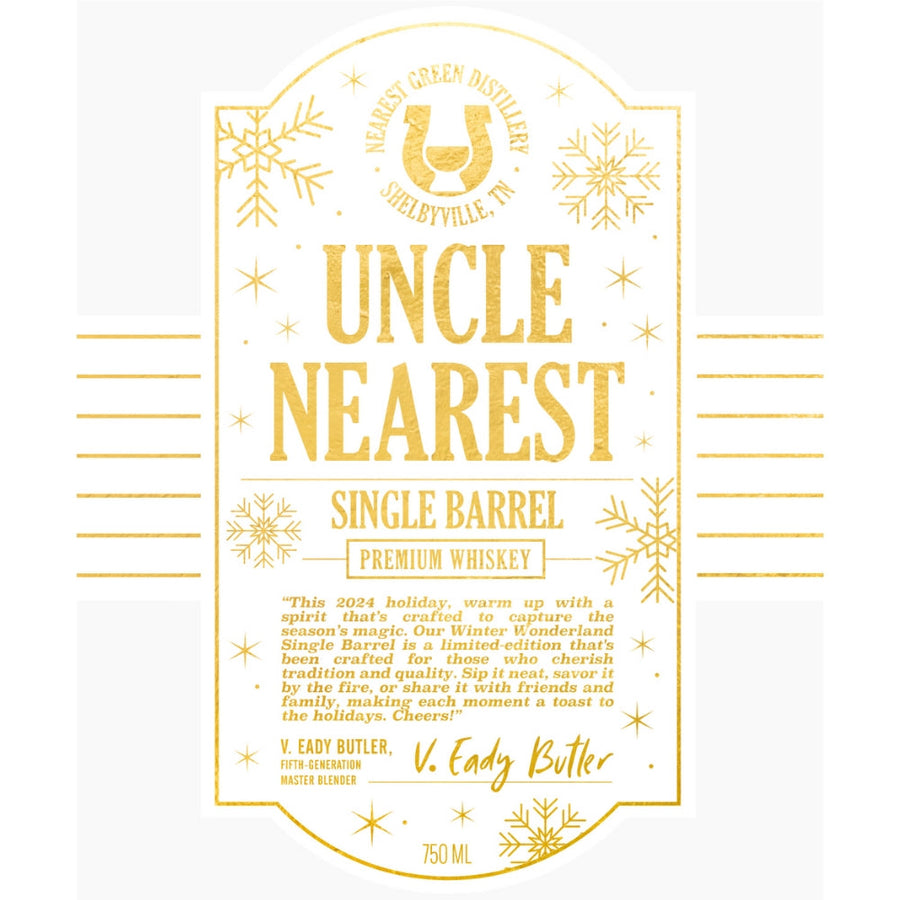 Buy Uncle Nearest Winter Wonderland Single Barrel Whiskey Online -Craft City