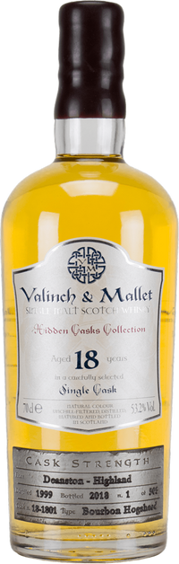Buy Valinch Mallet Deanston 18YR 750ML Online -Craft City