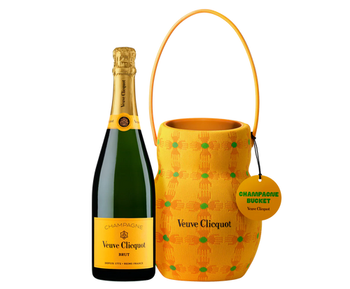 Buy Veuve Clicquot Champagne Brut With Sun Holder Cooler Bucket 750ml Online -Craft City