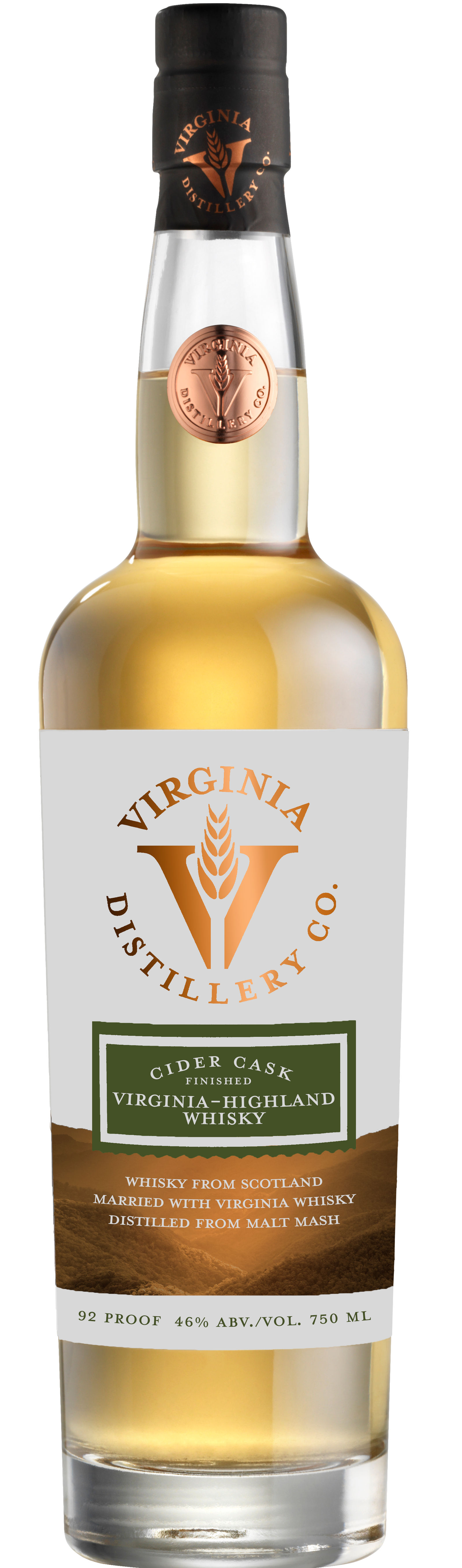 Buy Virginia Whiskey Highland Cider Finish 750ML Online -Craft City