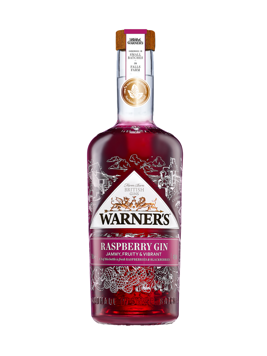Buy Warners Gin Raspberry 750ML Online -Craft City