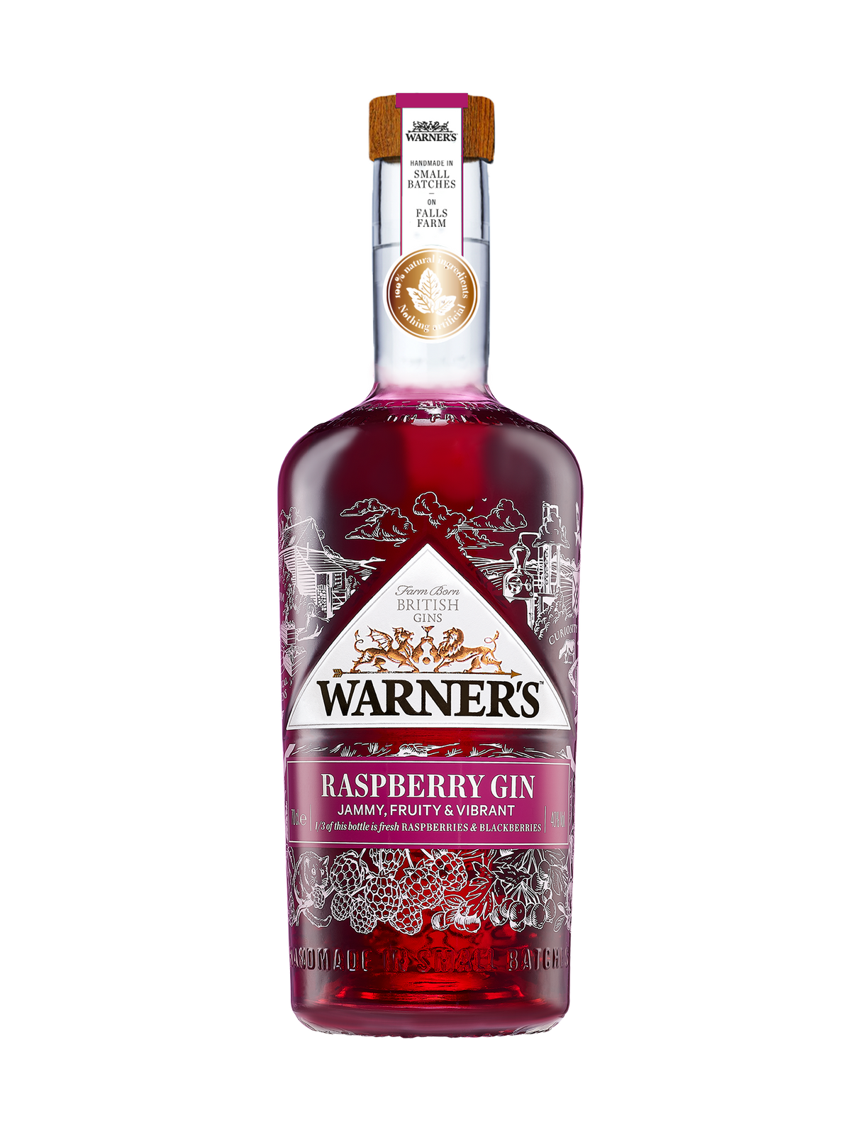 Buy Warners Gin Raspberry 750ML Online -Craft City