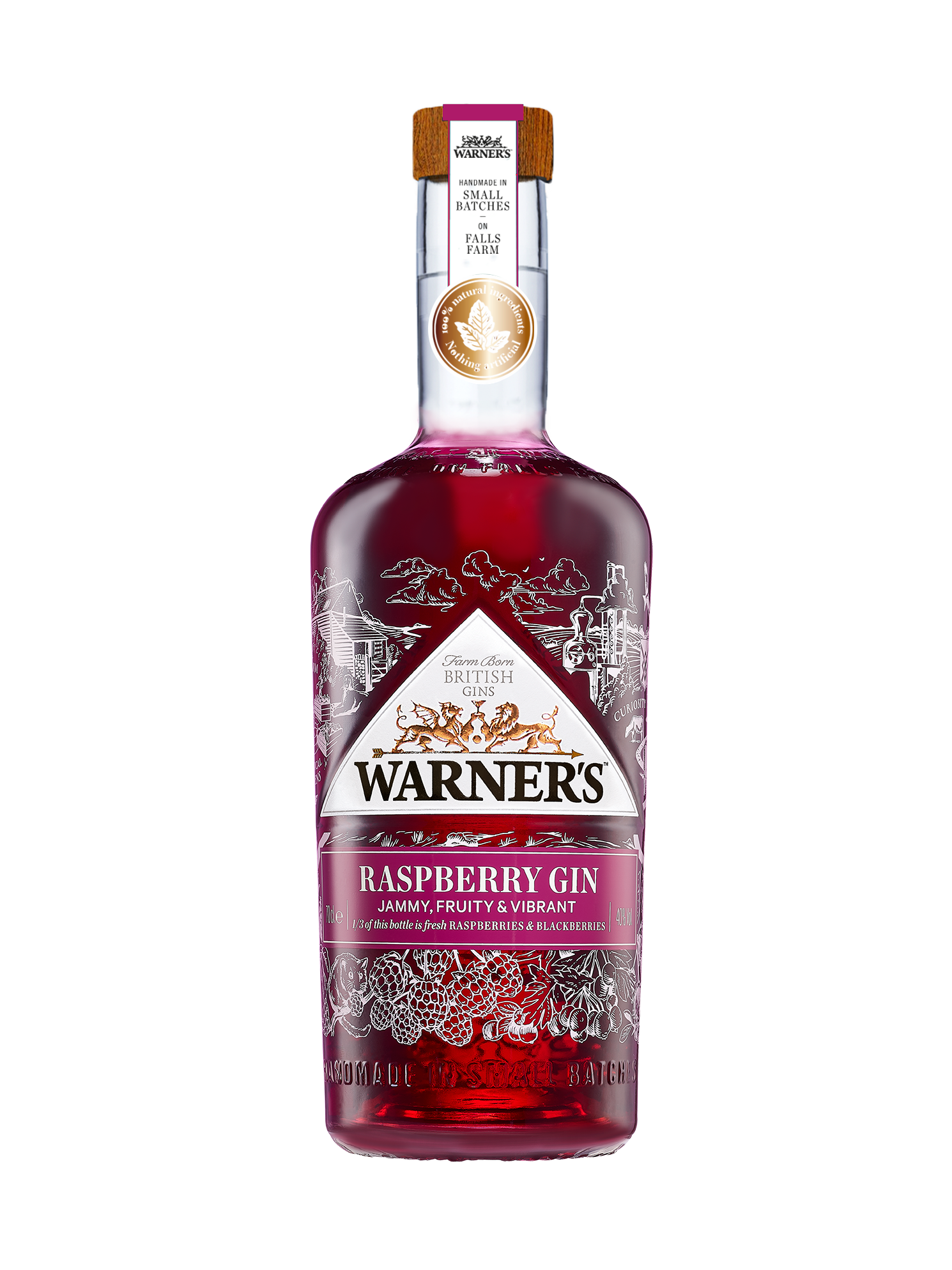 Buy Warners Gin Raspberry 750ML Online -Craft City