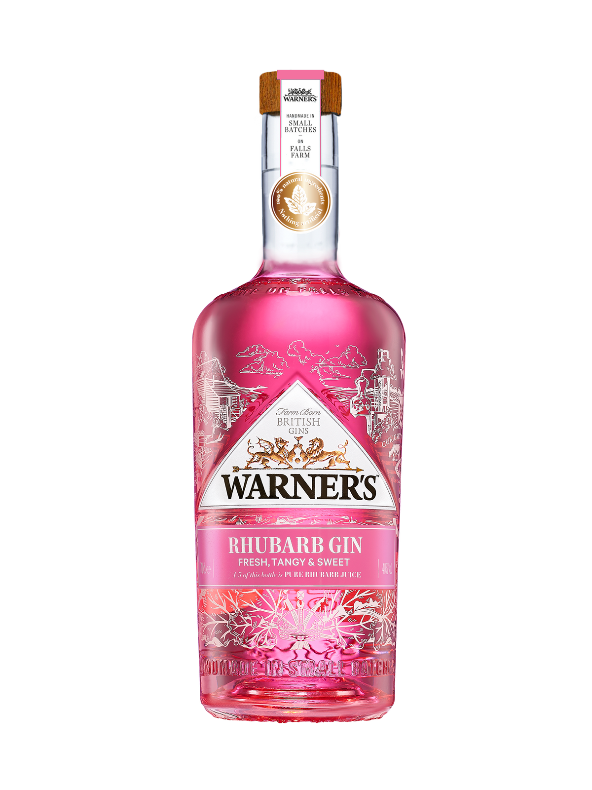 Buy Warners Gin Rhubarb 750ML Online -Craft City