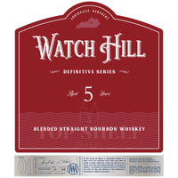 Buy Watch Hill Definitive Series 5 Year Old Bourbon Batch 01 Online -Craft City