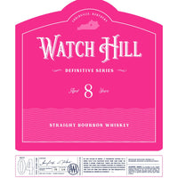Buy Watch Hill Definitive Series 8 Year Old Bourbon Batch 04 Online -Craft City