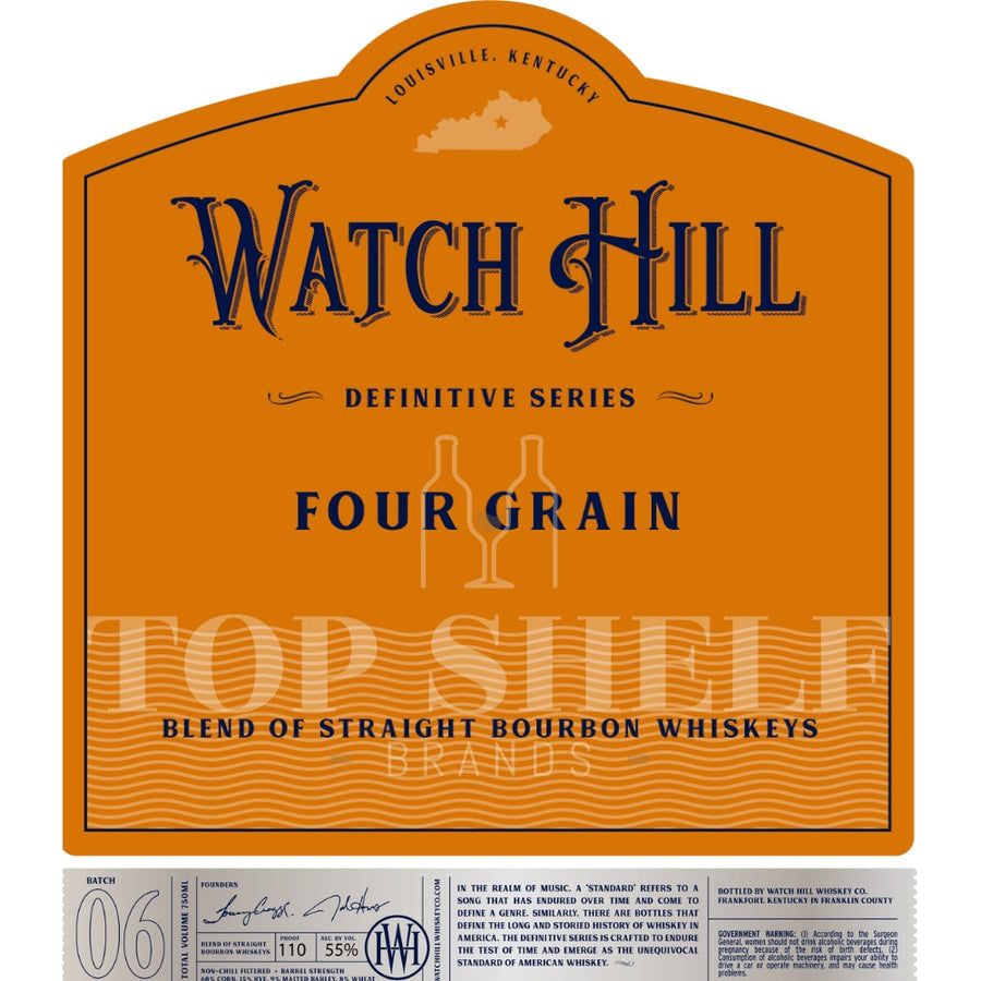 Buy Watch Hill Definitive Series Four Grain Bourbon Batch 06 Online -Craft City